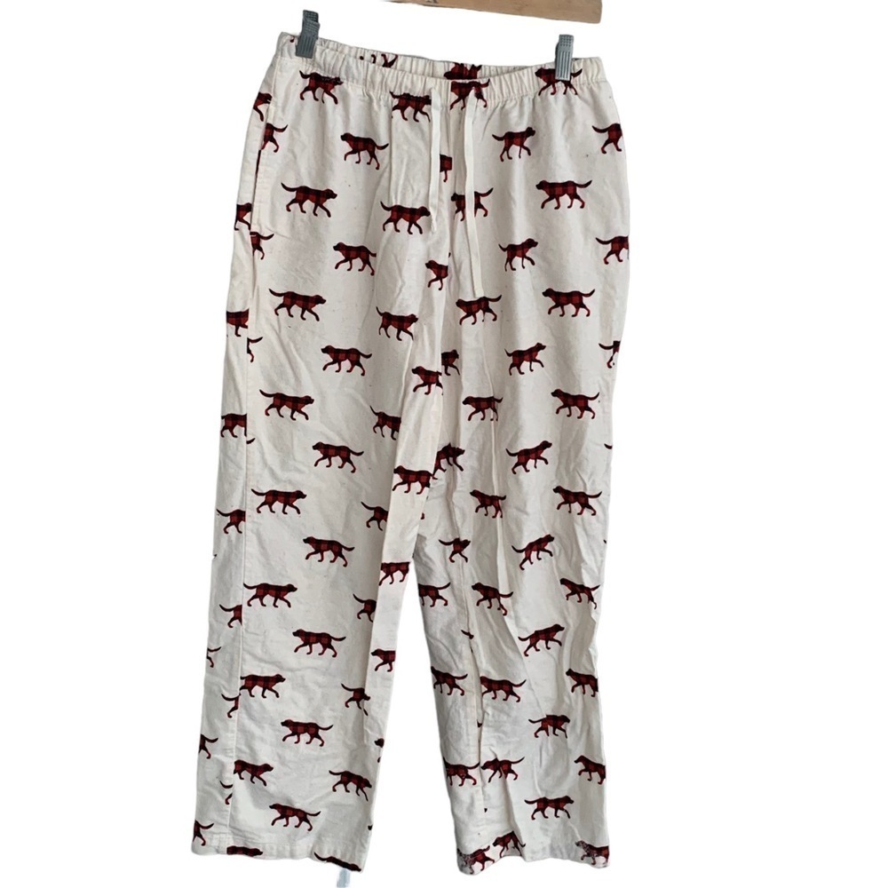 L. L. Bean Dog Print Pajama Pants Womens Size Small Sleepware Loungewear